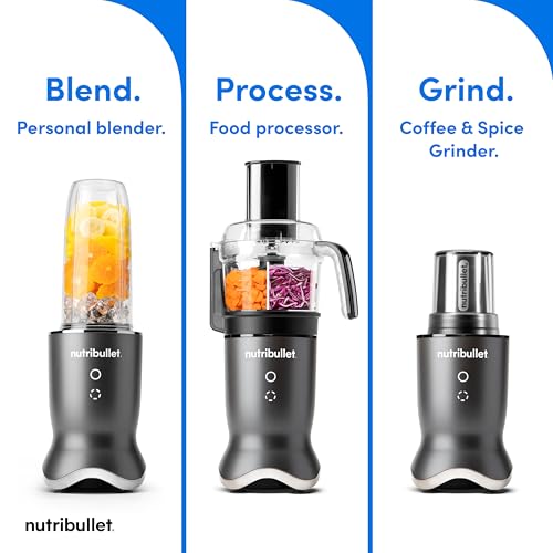Nutribullet® Ultra Plus+ 3-in-1 Kitchen System, 1200W Blender & More, Gunmetal Gray